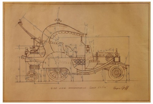 Harper Goff (1911-1993) Wonkamobile (1970)