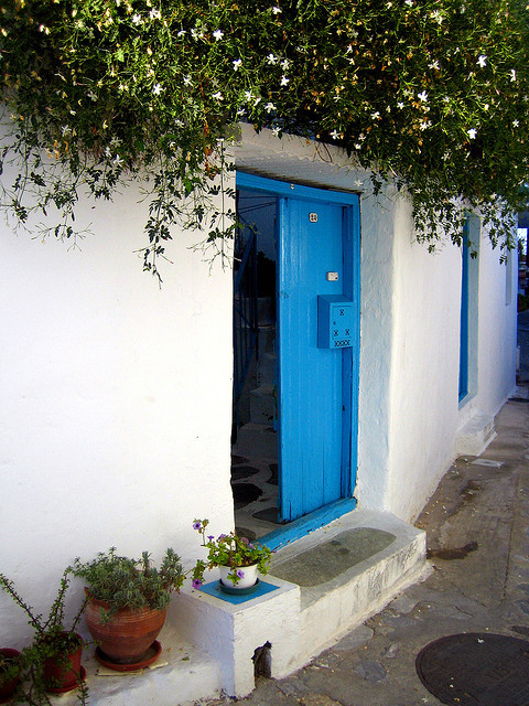 Encore! Life - Blue door with Jasmin | by cmgramse | via...