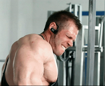 bigbadblackooze:  “Ughhh, got to keep building my body. I need big, powerful muscles.