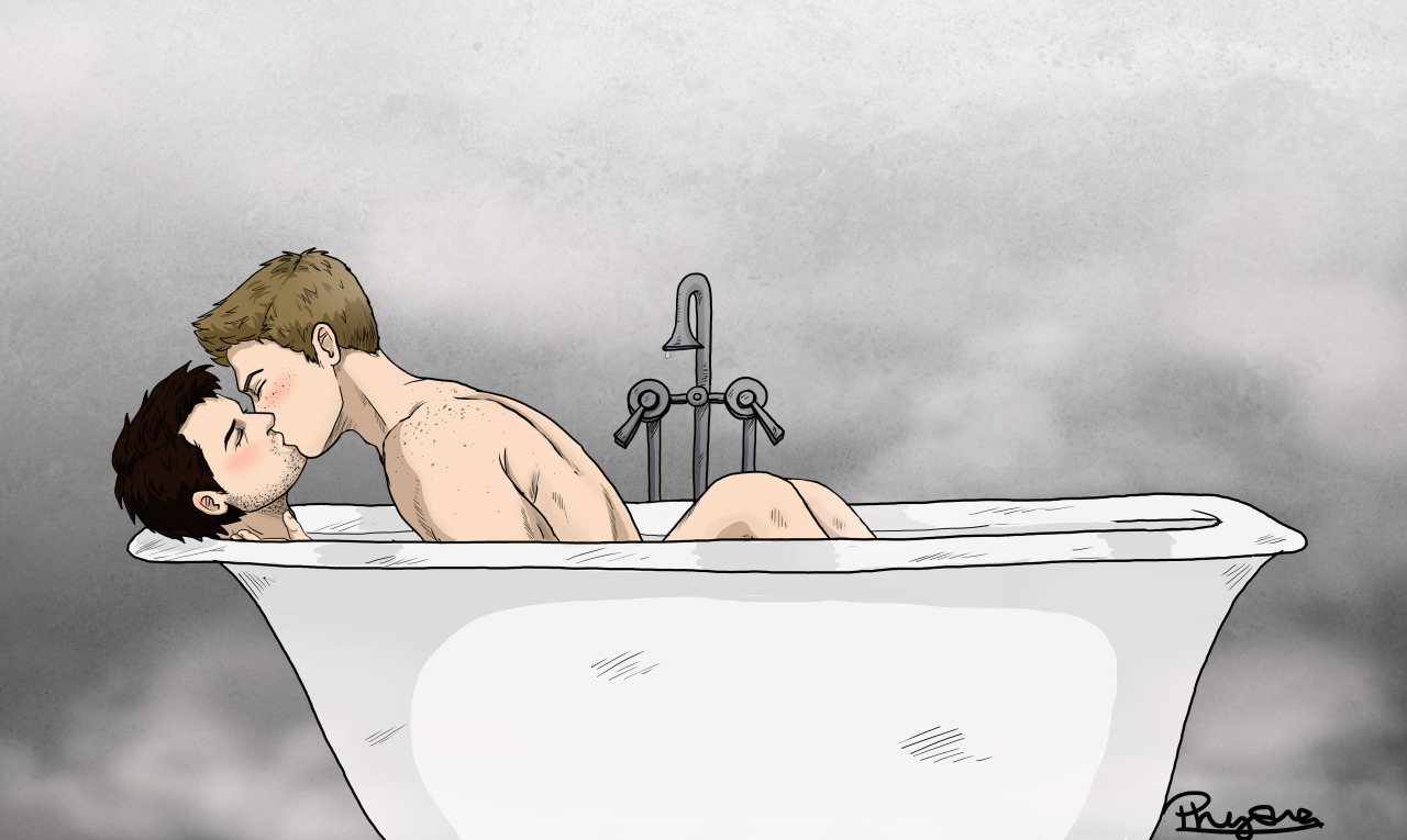 rageofthenerd:  I made some more fanart for A Need for Breathing while I wait in