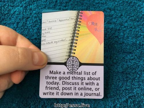 pantstrovich: energysavingselfcare: “Make a mental list of three good things about today. Disc