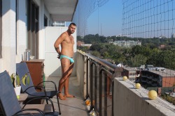 abeardedboy:  my lycra/spandex underwear