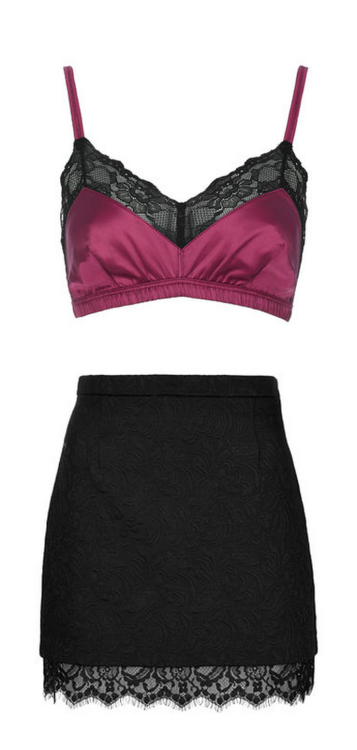 Topshop Bra here x Skirt here 