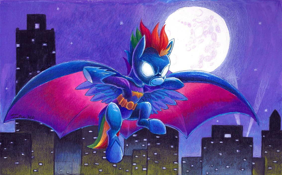 Tsitra360 on Tumblr: Shes Batmare (Commission) by Tsitra360 This is a  drawing in remembrance of an 8 year old who passed away. Her name is Zara,  she...