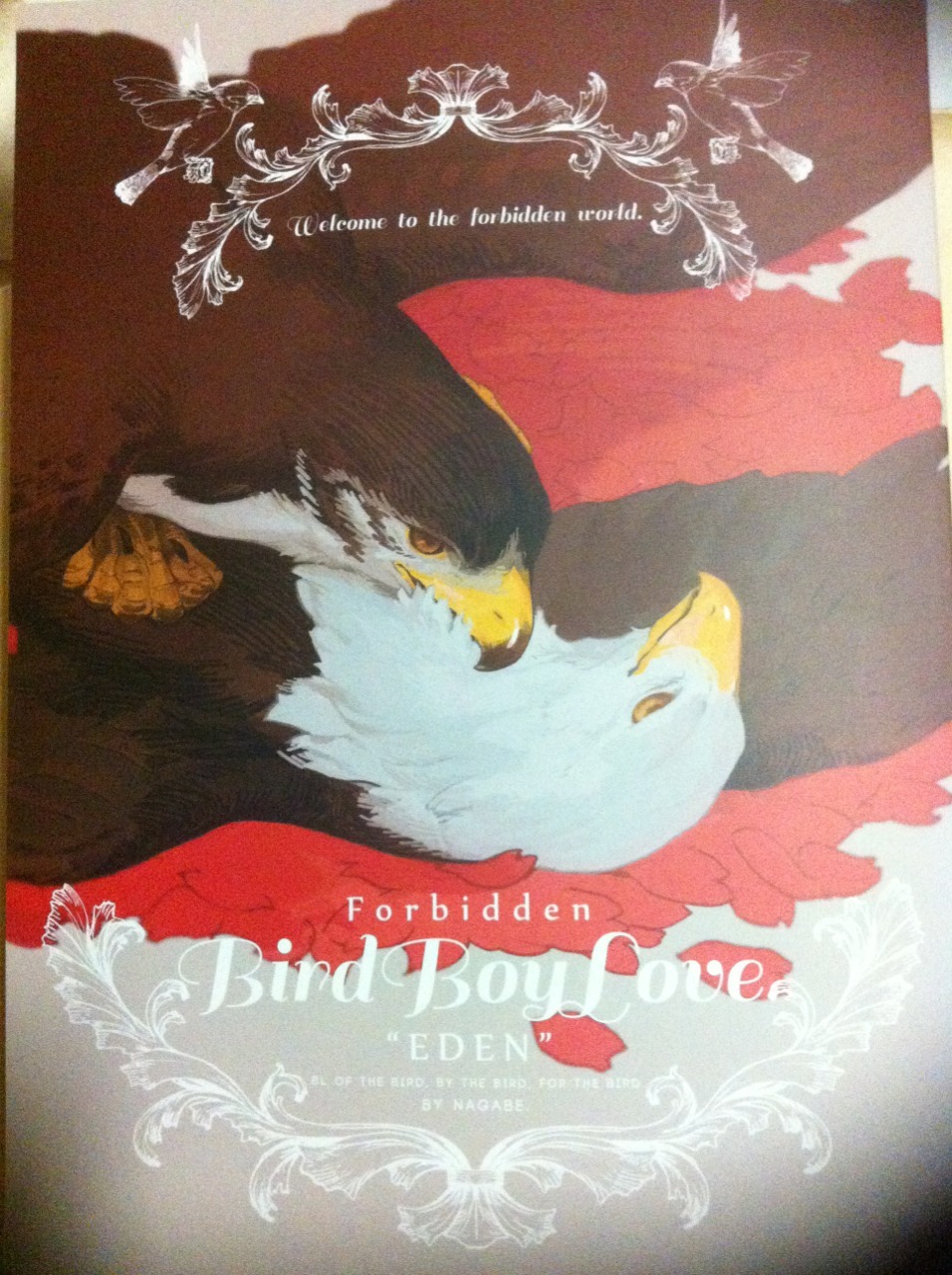 dezzoi:  youkoofthelovespot:  The infamous bird BL book. This is my friend’s copy;