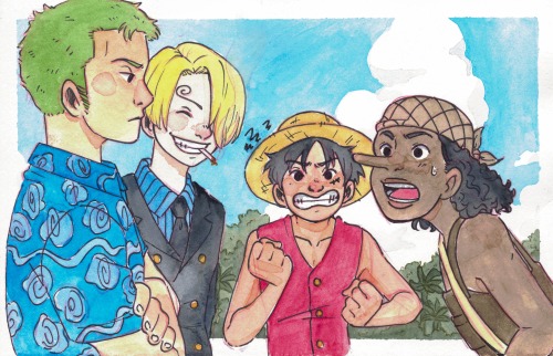 theartofflyingrobins:East blue boys are the best boys!