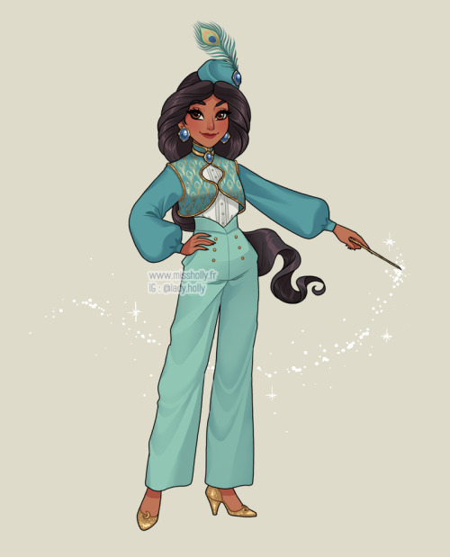 misshollyslair:Today’s witch for #witchtober is Jasmine ! You can try duelling her for her han