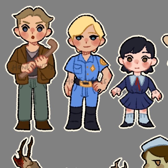 cherinoix:Here’s my favorite people and monster designs in the first silent hill game. I will definitely be continuing this as a series of reimagining horror games into cute designs– Silent Hill 2 is next!– what other horror games would