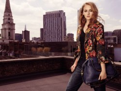 sukhomlinova:  Sophie Turner Stars in Karen Millen’s Fall 2014 Campaign shot by David Bradley 