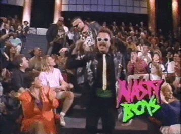 L.O.D. defends the WWF tag titles vs The Nasty Boys on Arsenio Hall