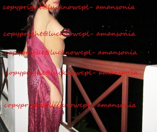 shanayaakash-lkocoupleforfun:Fun n daring in balcony at night