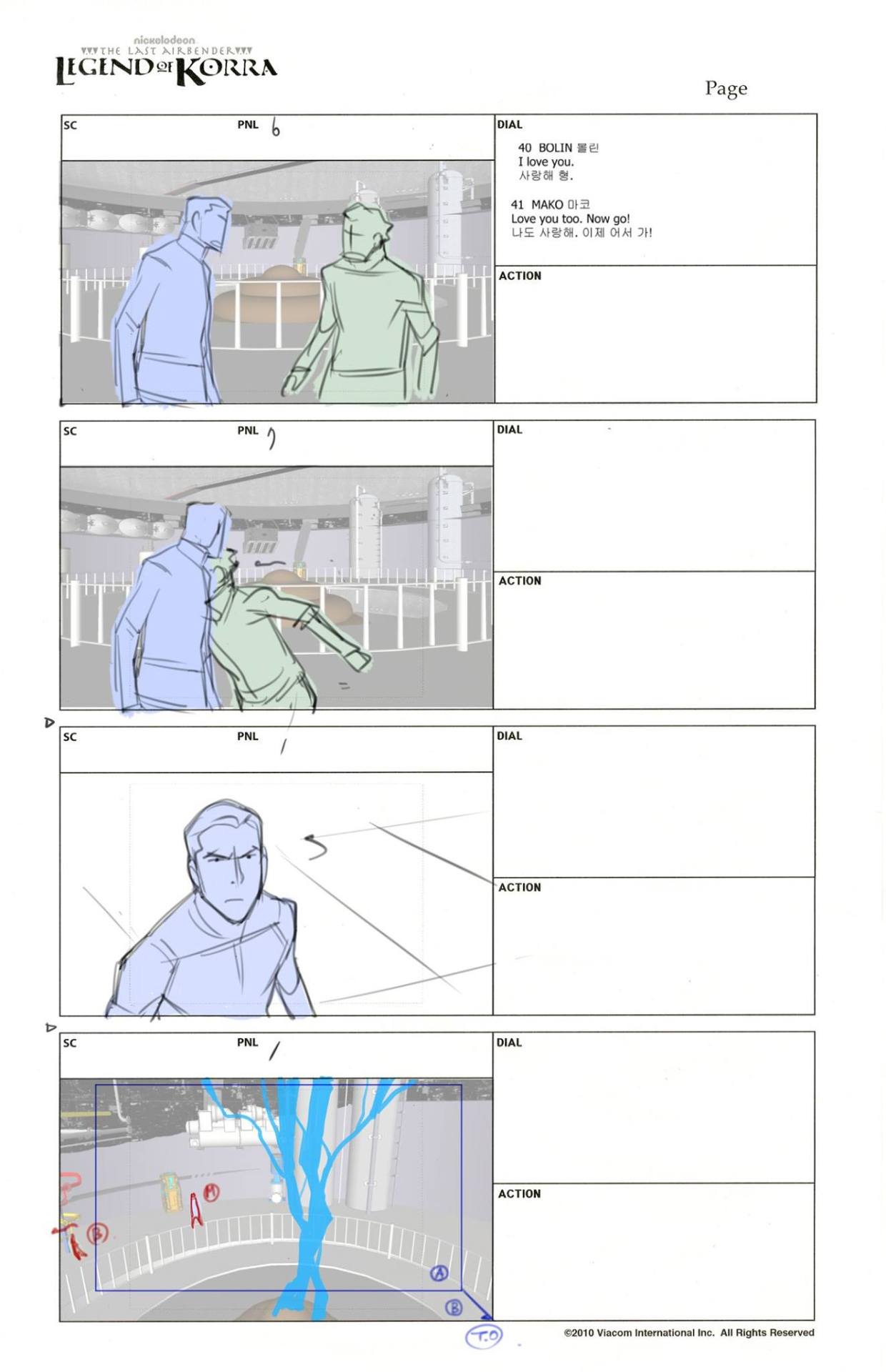 as-warm-as-choco:  Legend of Korra Book 4 Storyboards by Lee Dae-Woo (이대우)