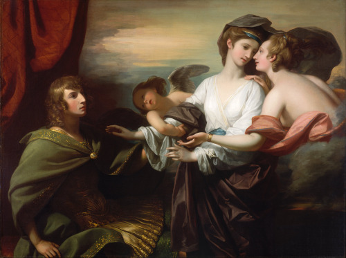 didoofcarthage: Helen Brought to Paris by Benjamin West 1776 oil on canvas Smithsonian American Art 