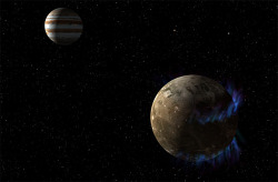 discoverynews:  Hubble Reveals Underground Ocean Inside Jupiter MoonHints that Jupiter’s moon Ganymede, the largest moon in the solar system, has a subsurface ocean date back more than 40 years, but it took the Hubble Space Telescope and some clever