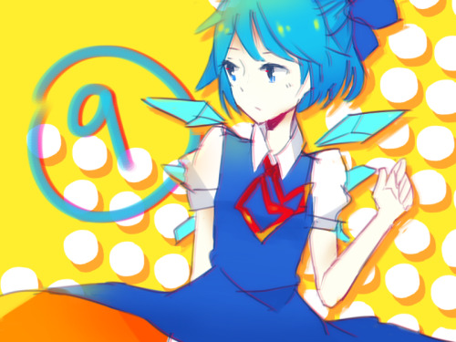 hiyori-asahina:  i lov e cirno  