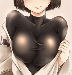 afsen90:  hyuuga (kantai collection) drawn