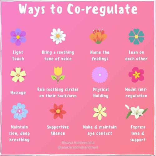 Posted @withregram • @adeclarationofsentiment Co- regulation is one of the ways we promote healing a
