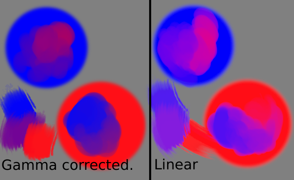 change the color cursor in krita