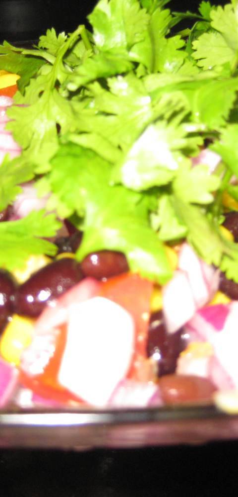 Black Bean, Corn & Mango Salad