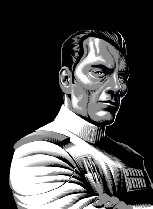 dukeletos:The Black Series art of Grand Admiral Thrawn by Gregory Titus.