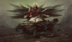 deviantart:  Azrael by PeteMohrbacher 