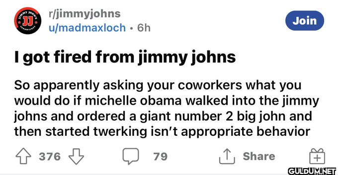 you JJ r/jimmyjohns...