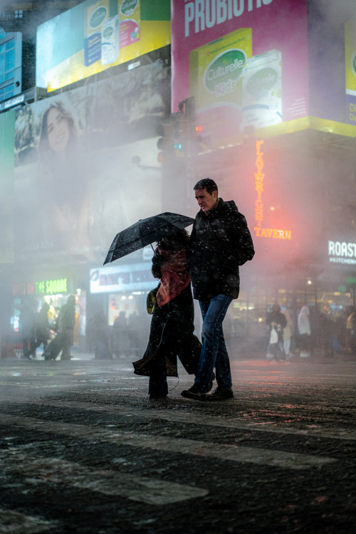 First snow in New York. 2020.