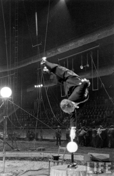 Circus rehearsal(Alfred Eisenstaedt. 1948)