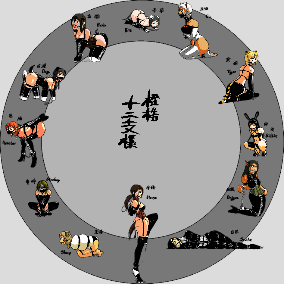 dreamerinchastity:  This is fun. Chinese Zodiac of bondage.