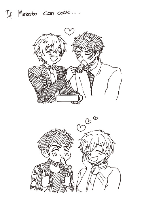 bobachalatte:  Makoto probably teased him and said it’s cute… while Rin cried