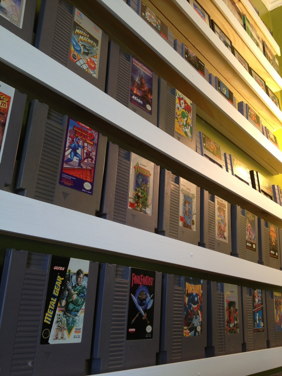 animeinagalaxyfaraway:  gamerpassion:  redfromvoid:  My room for old ass games. I