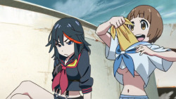 ryumako:  where’d that blush come from Ryuko-chan   silly babe~ ;p