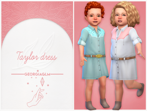 Taylor dress - by Georgiaglm I converted this dress from Strangerville for toddler as the pack didn&