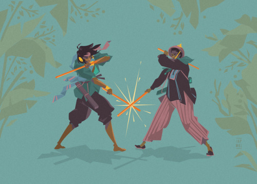 ArnisadoresIllustration for Esquire’s article about Arnis, the ancient Filipino martial art of