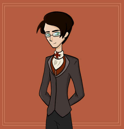 Spam continues with another OC! Thomas Nightingale Ledore is an Orrorshian vampire slayer from the T