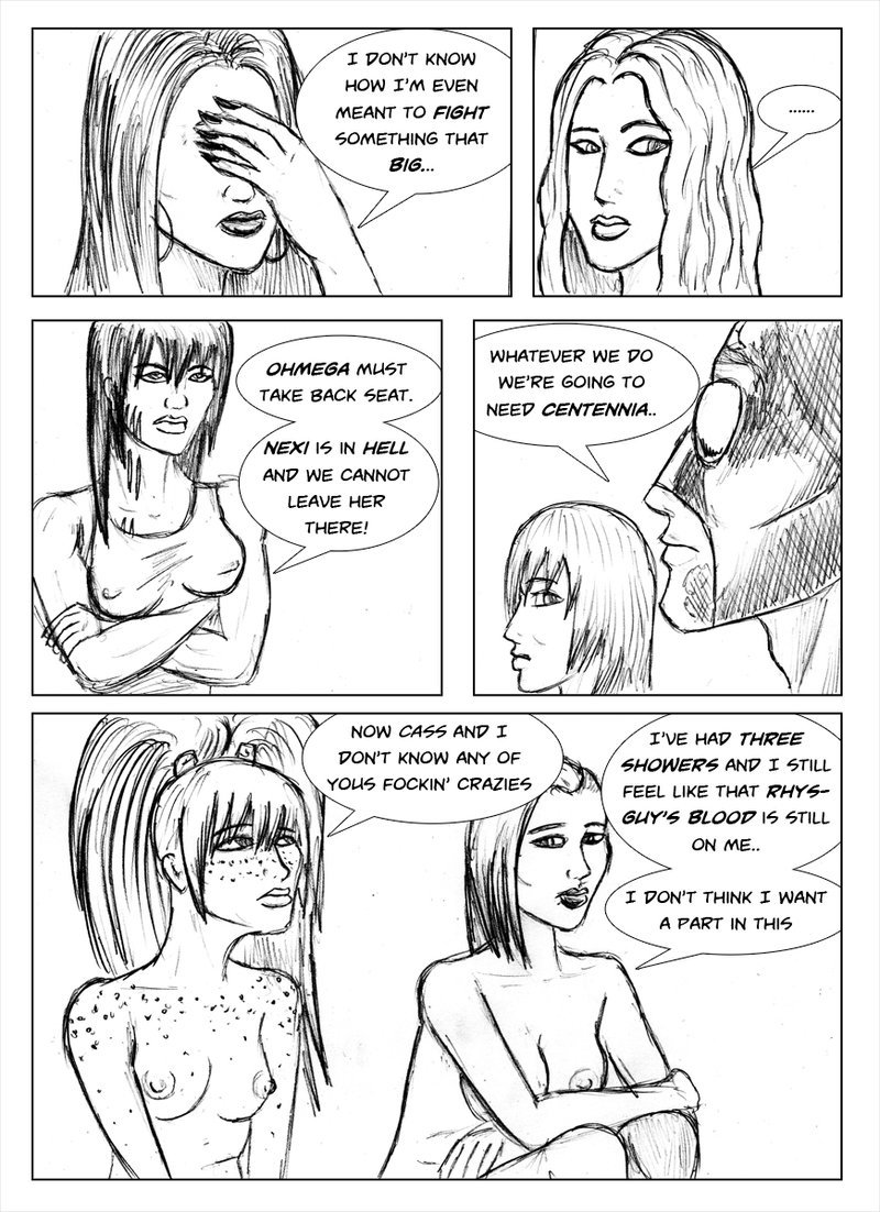 Kate Five vs Symbiote comic Page 204 by cyberkitten01   Some tough conversations
