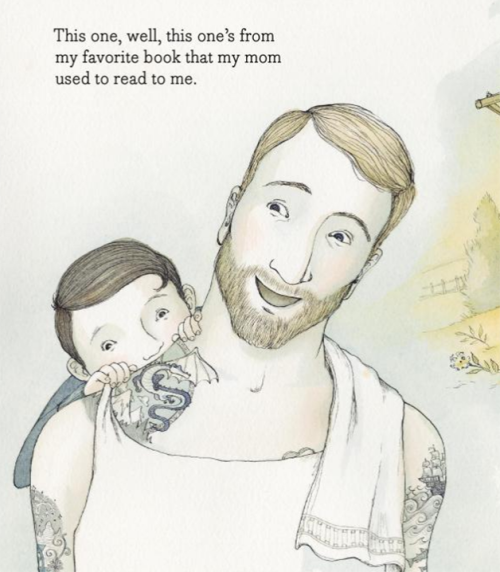 skindeeptales: Tell me a Tattoo Story   by Alison McGhee and Eliza Wheeler an incredibly cute c