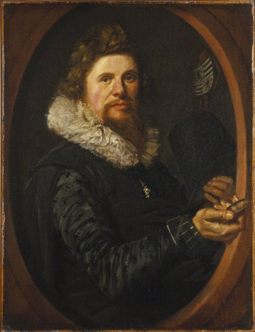 artist-hals: Portrait of a Man, 1616, Frans