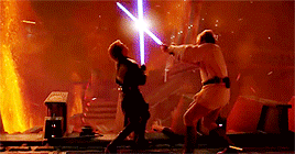 ibonek:   star wars: revenge of the sith anakin skywalker/darth vader vs obi-wan