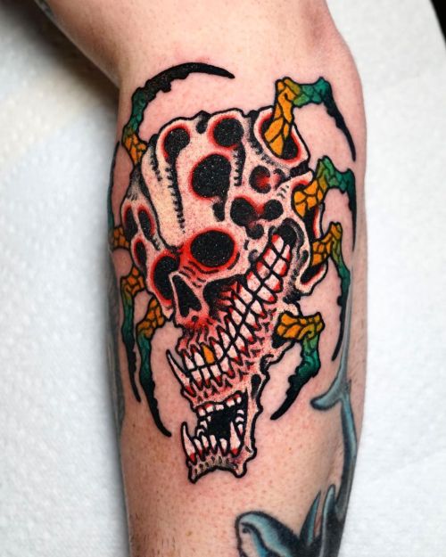 Double jaw skull spider!
Thanks @being_joe_mann !
.
.
.
.
.
.
.
.
.
.
.
.
.
.
.
.
.
.
.
.
.
.
.
.
.
.
.
.
.
.
.
.
.
.
.
.
.
.
.
.
.
#Tattoosnob #besttradtattoos #topclasstattooing #bright_and_bold #neotradsub #thebesttattooers #oldlines #paulnycz...