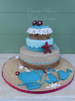 cakedecoratingtopcakes:  Pool party by Orietta Basso …See the cake: http://cakesdecor.com/cakes/149316-pool-party