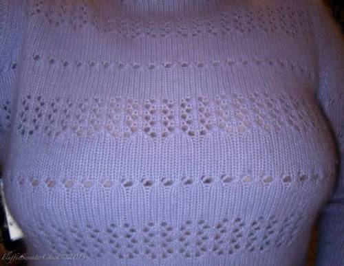 fluffiesweaterchick: Lavender Angora Sweater Yummy