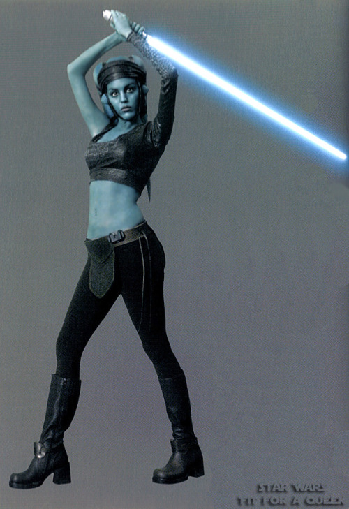 alwaysstarwars:Kick-ass Jedi Women: Adi Gallia, Barriss Offee, Shaak Ti, Aayla Secura, Luminara Undu