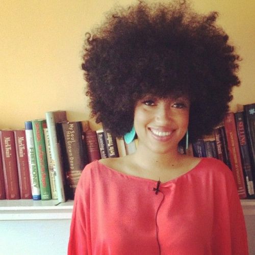 badbilliejean: thoughtsofablackgirl: Big or small, real or fake afro just look good on us but that&r