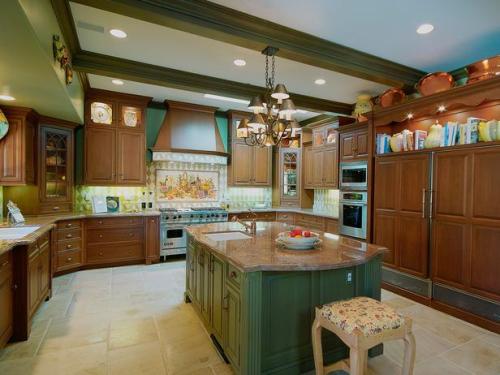 Kitchen Shades of Green