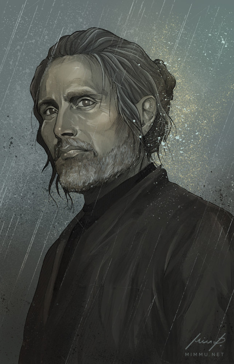 nirnalie: Galen Erso fan art. My first Star Wars drawing ever, thanks to Mads Mikkelsen. *_*&nb