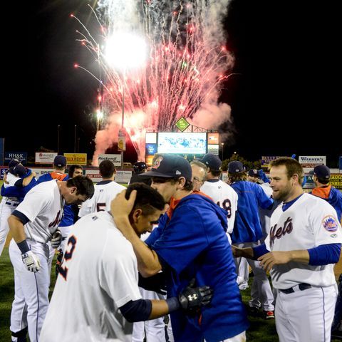 mets:  Friday night Binghamton (AA) capped a very successful minor league season by winning the Eastern League championship in walk-off fashion by beating Richmond, 2-1, to sweep the series three games to none. Our 2014 Sterling Organizational Pitcher