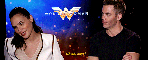 wondertrevnet:Gal Gadot & Chris Pineanswer if they have ever hidden anything from their mother’s
