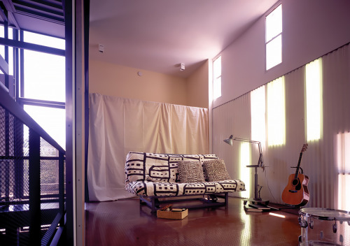 ofhouses: 935. Wes Jones /// Rob Brill Residence and Studio /// Silverlake, California, USA /// 1998