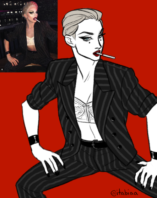 Yesterday I saw this look by Aquaria and my soul left my goddamn body